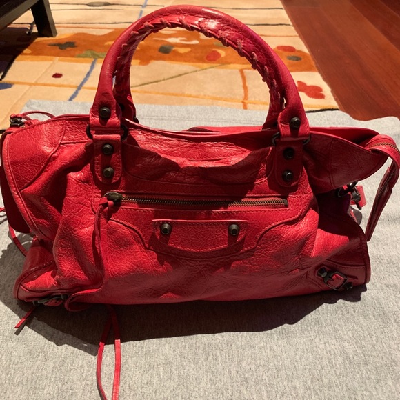 Balenciaga Handbags - 100% Authentic Balenciaga Classic City Tote - Rose